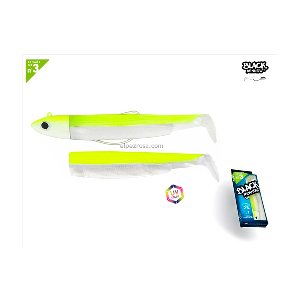 BLACK MINOW 120 COMBO 25G CANDY GREEN