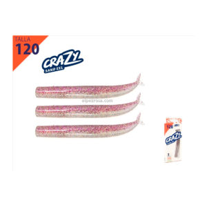 CRAZY SAND EEL 120 3 CUERPOS PURPLE GLITTER