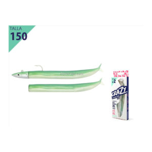 CRAZY SAND EEL 150 COMBO 20GR PEARL GREEN