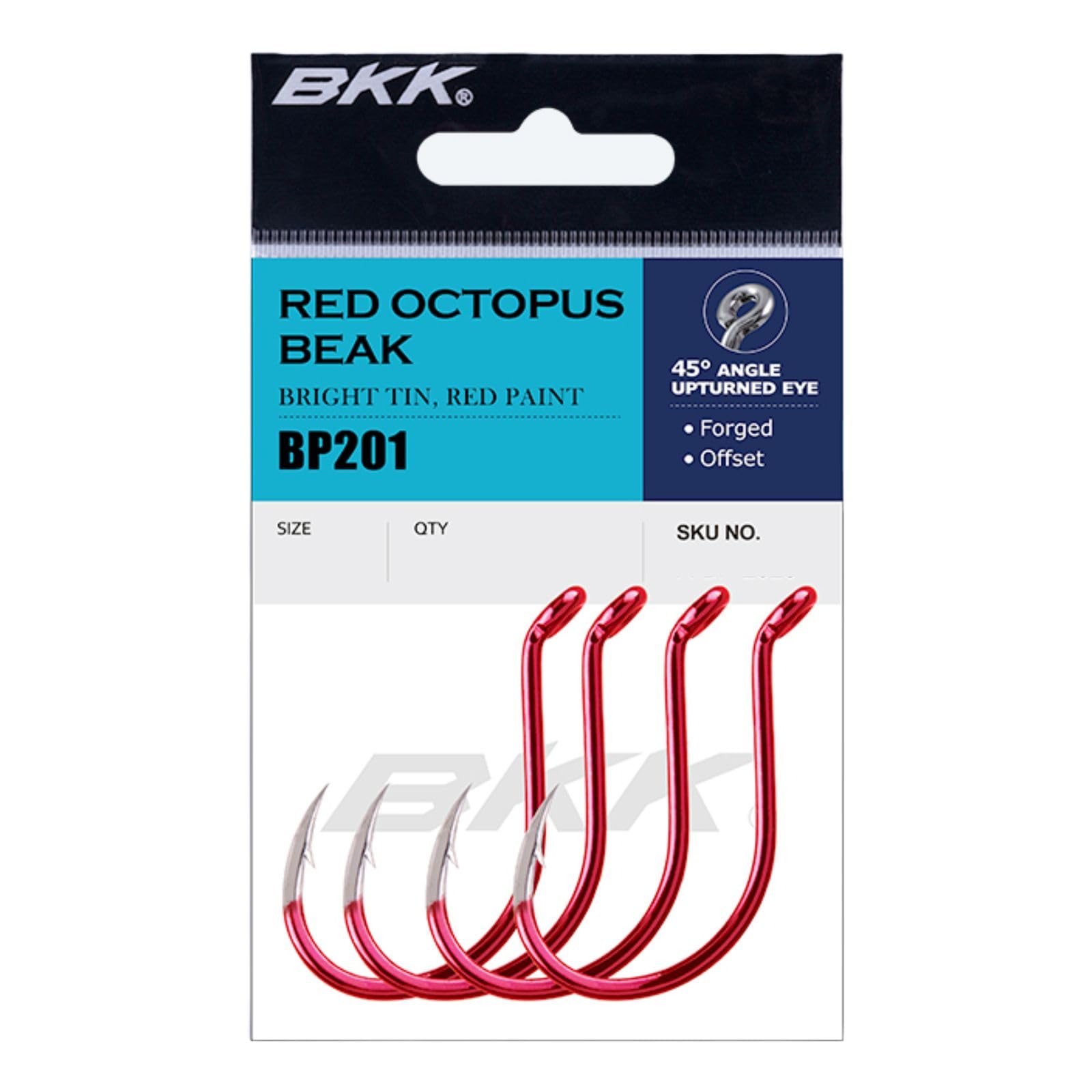 ANZUELO SIMPLE BKK RED OCTOPUS BEAK 6/0