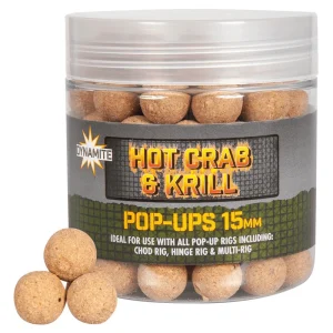 DYNAMITE BAITS HOT CRAB AND KRILL POP UPS 15MM