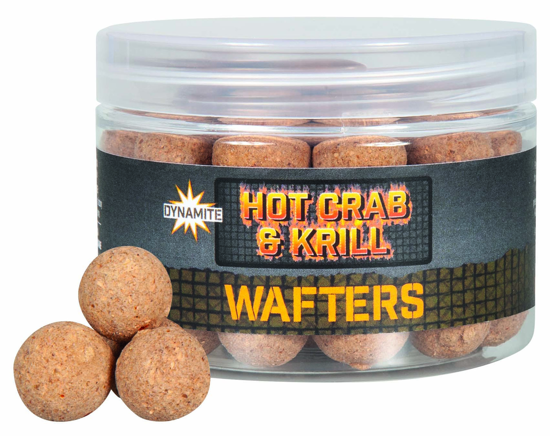 DYNAMITE BAITS HOT CRAB AND KRILL WAFTERS 15MM